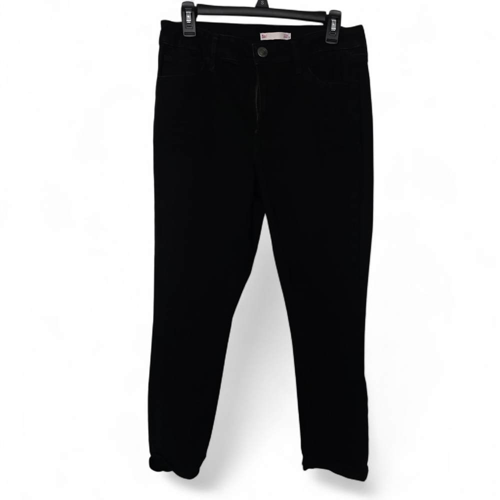 SO Women's Black Straight Leg Jeans Size 13 Worn Once!